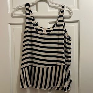 Striped J. Crew Blouse